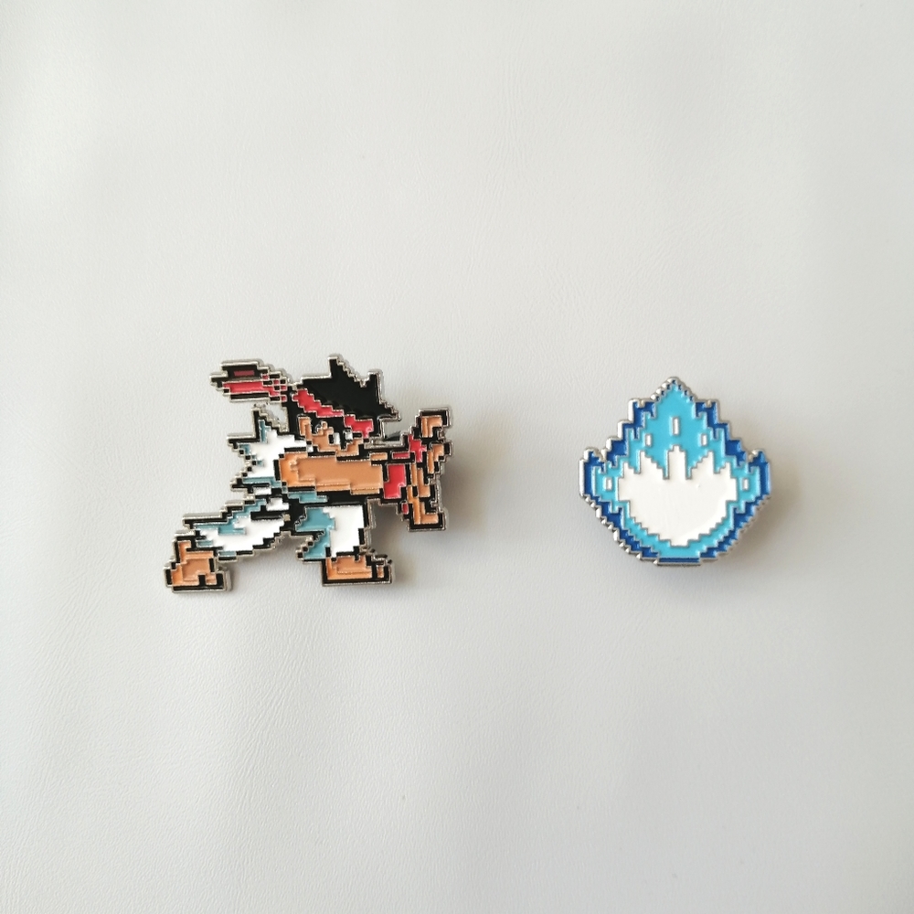 📍2/20$ Street Fighter Ryu Enamel Pin NWOT